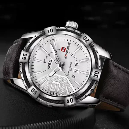 Coffee Color Strap - PU Leather Watch